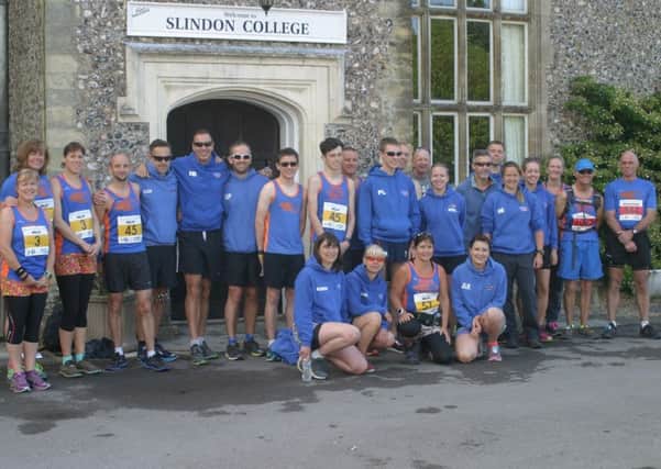 Tone Zone runners at the recent South Downs Marathon