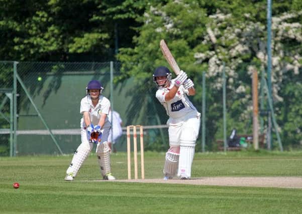 Hannah Phelps hit her first century for Haywards Heath in men's cricket