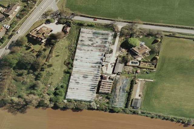 A bird's eye view of the Oakcroft Nursery site in Bosham