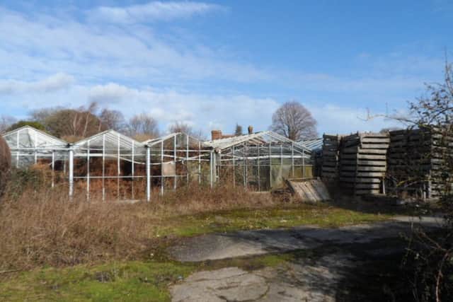 Work to remove derelict glass houses will start next month
