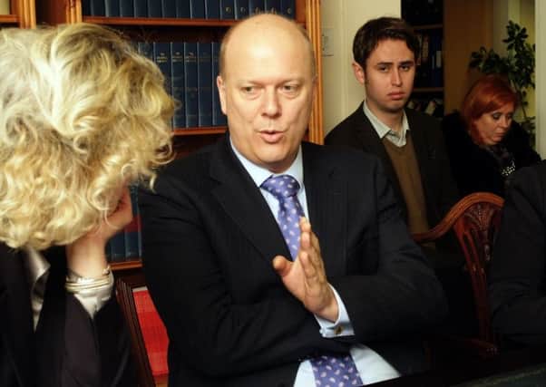 New Transport Secretary Chris Grayling pictured in Eastbourne