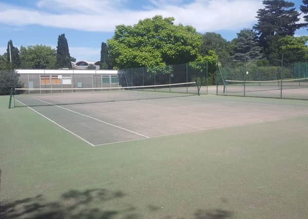 Horsham Park's tennis courts SUS-160718-144904001