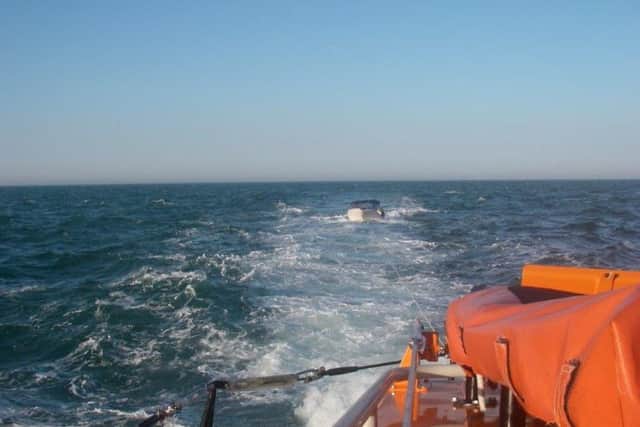 Selsey RNLI responding to call