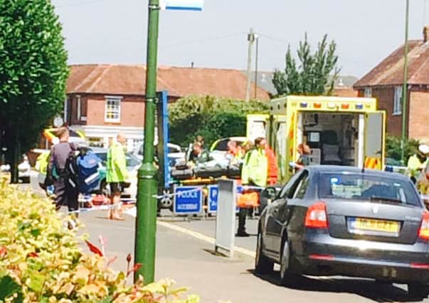 Oving Road and Florence Road were closed following the incident. Photos by Melissa Small.
