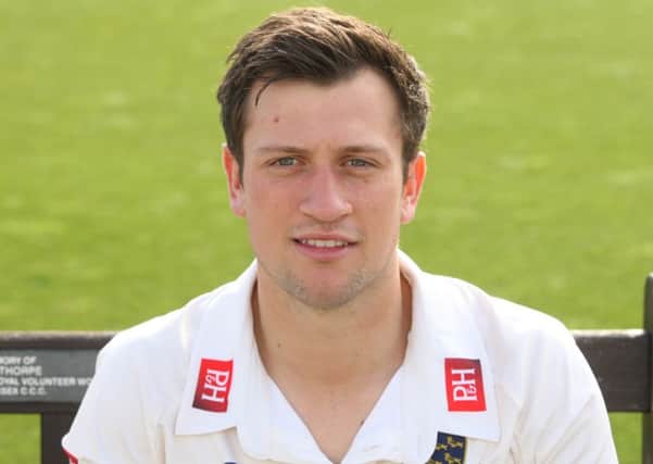 Sussex batsman Harry Finch