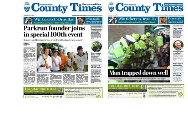 County Times front pages 21-07-16