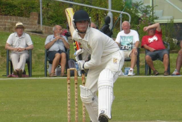 Josh Hahnel made his highest Hastings Priory score in the victory over Brighton & Hove