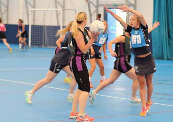 Action from the Chichester Netball League