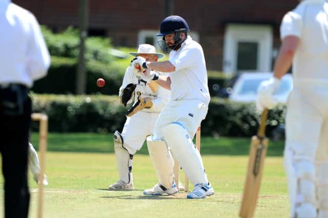 Sussex League Division 4: Slinfold (batting) v Hellingly. Pic Steve Robards. SR1622425 Batting Ethan Ansell SUS-160725-140854001