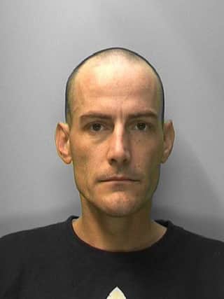 Leigh Peters is wanted after breaching the terms of his early release from prison. Photo by Sussex Police SUS-160726-121038001