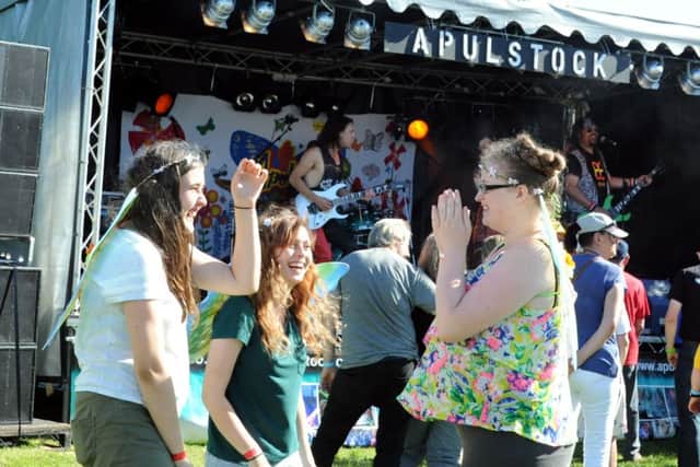 Festivalgoers enjoying Apulstock 2016. Picture: Kate Shemilt ks16000859-1