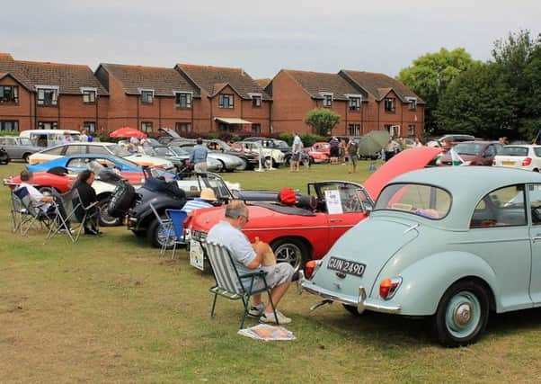 A previous classic car display at Middletons summer fÃªte