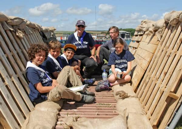 Trench day at Shoreham Fort last year