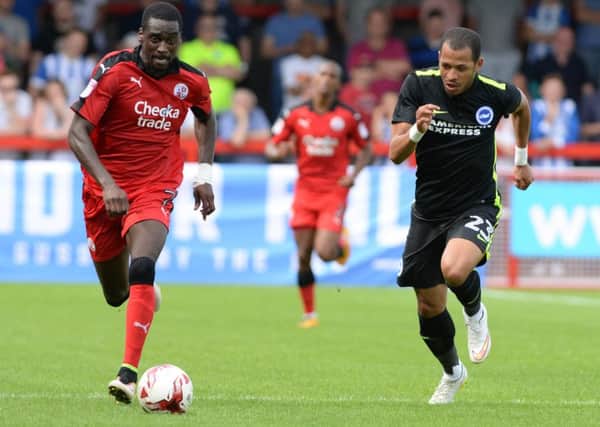 Liam Rosenior in pre-season action at Crawley. Picture by Phil Westlake