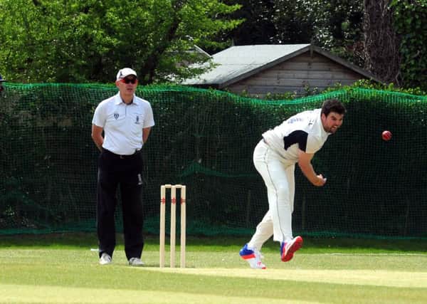 Peter Cotterill took four wickets for Pagham / Picture by Kate Shemilt