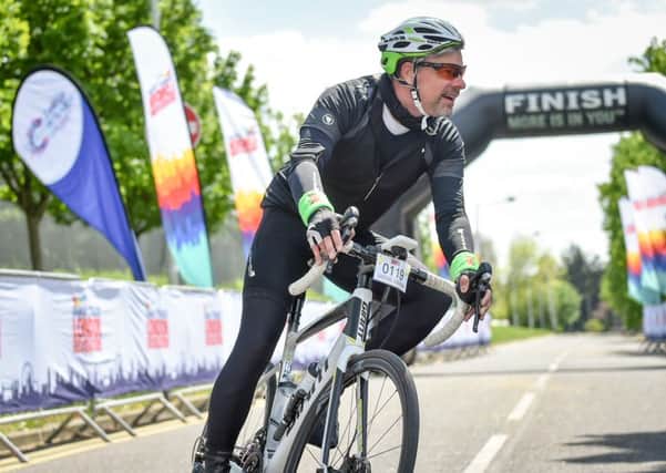 Richard at this year's 185 mile Dulux Revolution ride.
Copyright: Sportivephoto