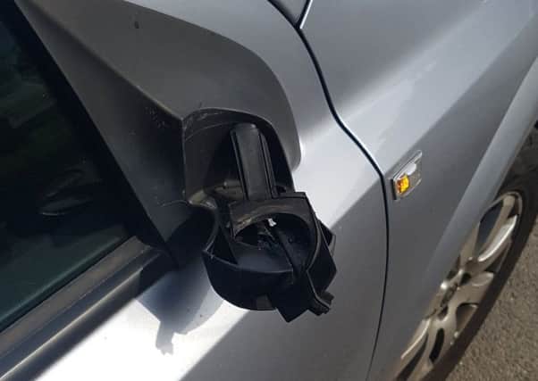 Five cars were damaged in a spate of vandalism in Three Bridges. Photo by Crawley Police