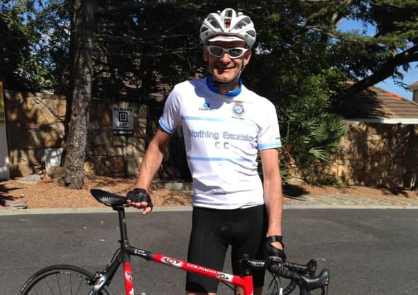 Rocco Seppe and other members of the Worthing Excelsior cycling club are taking on the Prudential RideLondon event in aid of Chestnut Tree House children's hospice