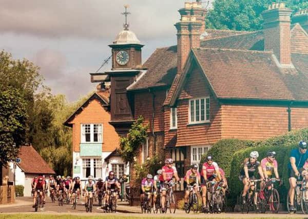 Surrey's roads will be full of cyclists on Sunday