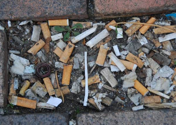 The council has launched a campaign to crackdown on cigarette butts