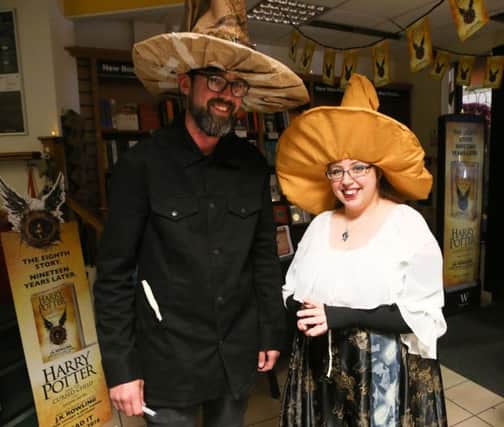 Harry Potter and the Cursed Child launch at Waterstones in Worthing. Photo by Eddie Mitchell. SUS-160731-104435001