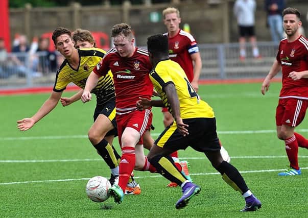 Ben Pope in action against Watford under-21's on Saturday. Picture: Stephen Goodger