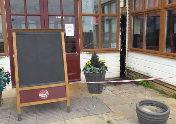 The Regis, Brewers Fayre, closed due to fire. Pic: Laura Cartledge