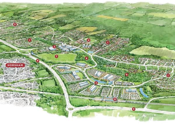 North Horsham masterplan released by Liberty on August 1 2016
