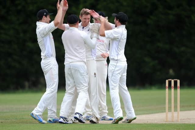 Cricket: Sussex League Premier Division: East Grinstead (batting) v Roffey. Leigh Harrison  . Pic Steve Robards  SR1623332 SUS-160108-122214001