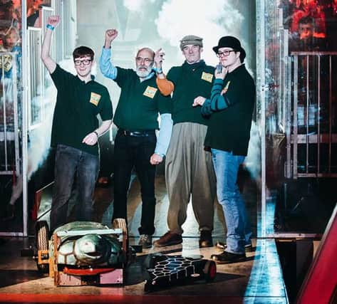 Lewes-based team Terror Turtle will appear on the BBC's new series of  Robot Wars SUS-160108-164700001