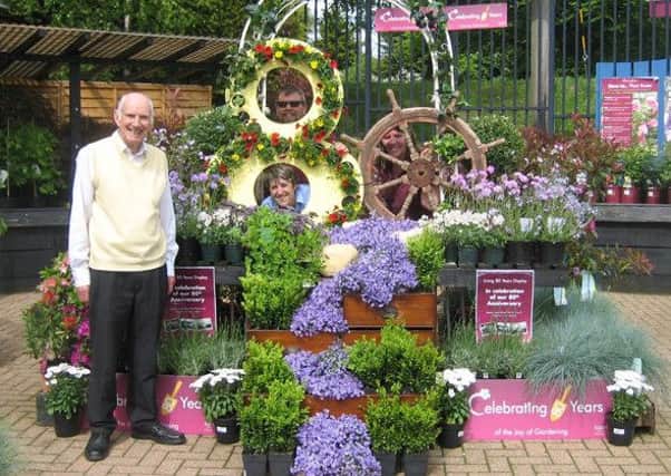 Crawley Squire's garden centre won the prize for 'Most Innovative' Floral Display at the chain's Living 80 Years 80th anniversary competition - picture submitted