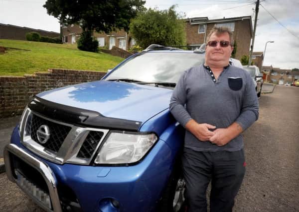 Michael 'Mick' Matthews is annoyed as he believes a bin man damaged his car