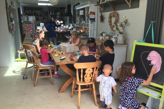 Food and drink is inexpensive and Olive Tree Cottage runs the 'Caring Coffee' scheme for families who need it