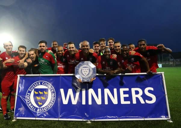 Eastbourne Borough Sussex Shield winners 2016