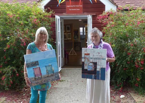Mary Hite and Jeanette Clarke are holding their annual art exhibition at the Norfolk Centre in Arundel until Sunday