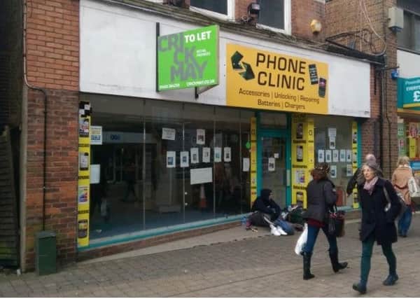 The old Phone Clinic store in West Street.