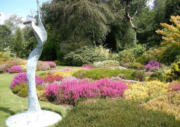 One of the sculptures at Champs Hill in Coldwaltham