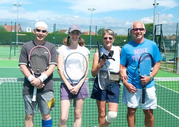 Bognor Lawn Tennis Club's mixed doubles finalists
