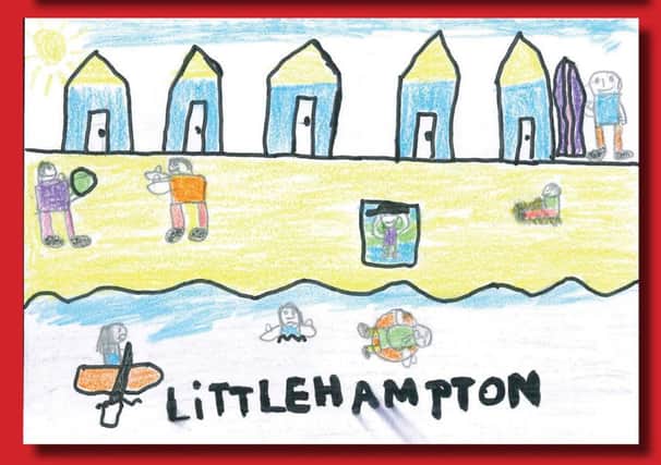 One of the River Beach Primary School postcards of Littlehampton