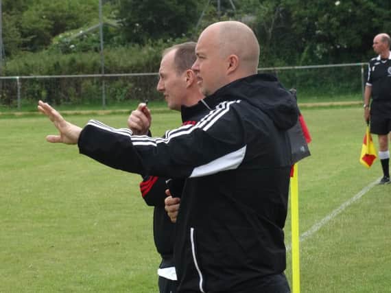New Bexhill United managerial duo Ryan Light and Nigel Kane. Picture courtesy Mark Killy