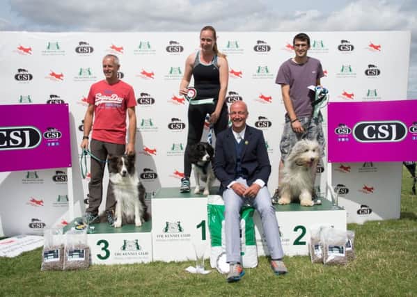 Jenni York from Crawley and her dog Oscar were one of the Starters Cup Large Winners at the The Kennel Club International Agility Festival (IAF) 2016 - picture Â© Yulia Titovets and the Kennel Club