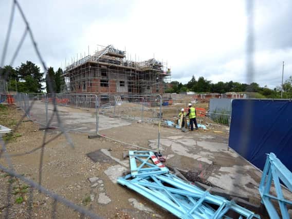 Work on the Merrydown site in Horam has restarted after weeks of delay