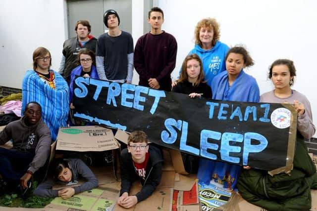 Sponsored camp out event by NCS group based at the Phoenix Centre, Bognor for Stonepillow. Pic Steve Robards  SR1623614 SUS-160408-180004001