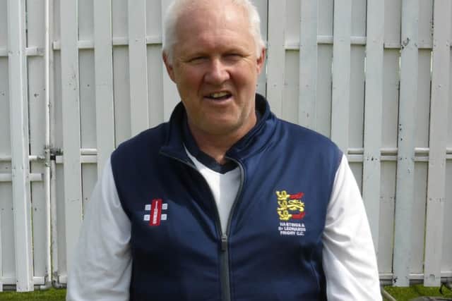 Hastings Priory Cricket Club coach Ian Gillespie