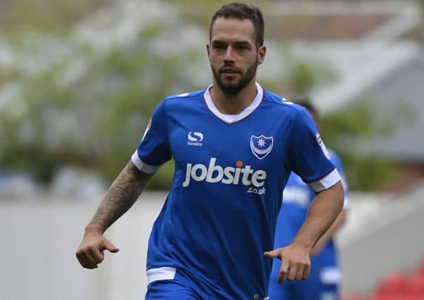 Pompey winger Milan Lalkovic Picture: Neil Marshall