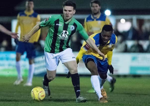 Burgess Hill Town v Enfield Town. Dan Pearse. Picture by Phil Westlake SUS-160402-214159001