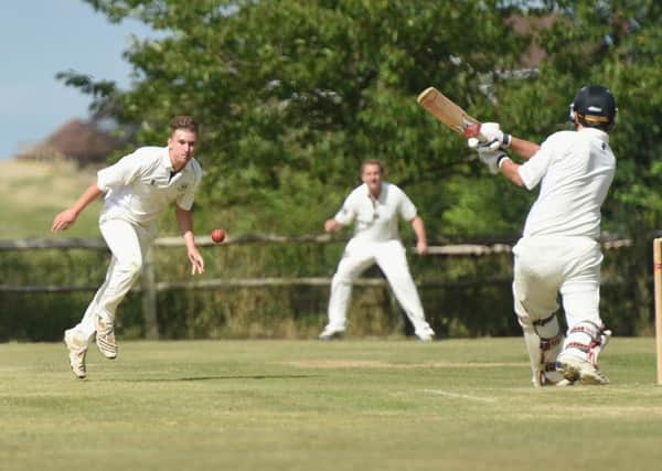 Cricket. Sussex  League Division 4

Slinfold V Glynde
Action from the match
Bowling for Slinfold is Dan Graycon.
Picture: Liz Pearce
06/08/2016

LP1600372 SUS-160708-000310008