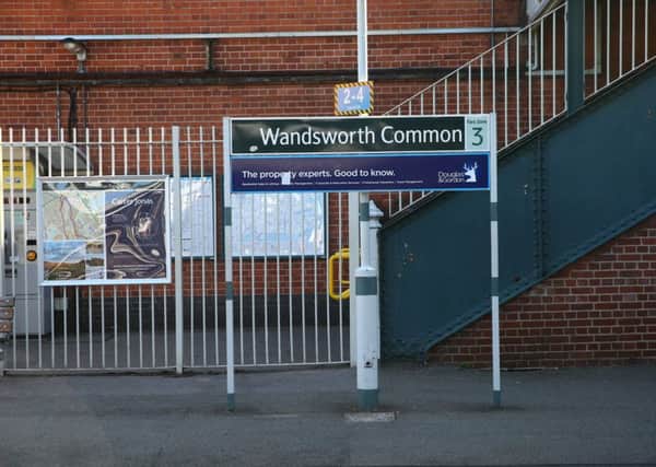 A man died after his head was struck in an incident near Wandsworth Common Station.