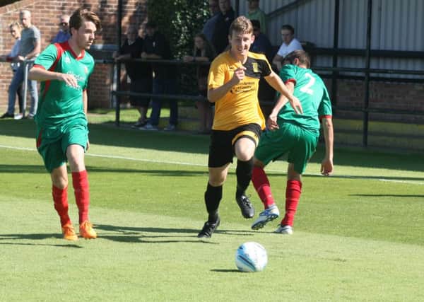 Jack Cole bagged his first Littlehampton goal in last night's defeat. Picture: Derek Martin