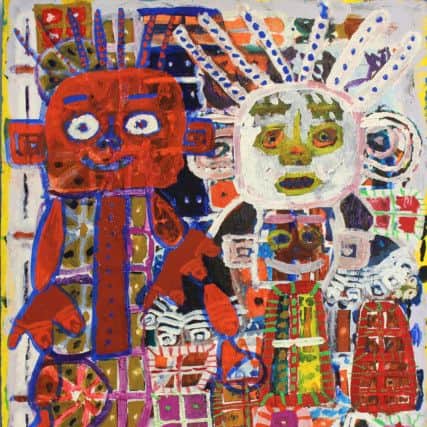Makoto Okawa, Red Man and White Man, 2007, 72 x 52 cm